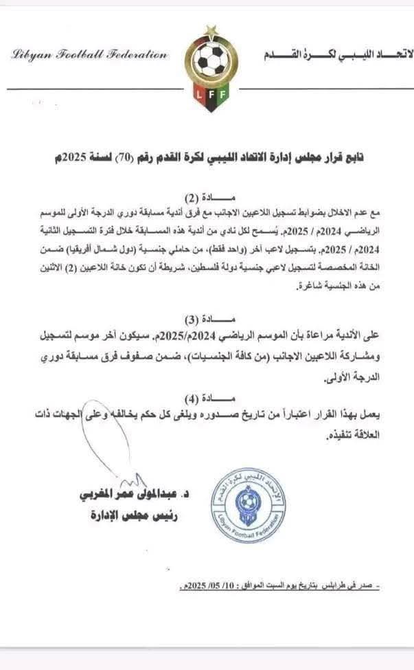 المريخ يجني مكاسب كبيرة من قرار مهم للاتحاد الليبي 2 b1ae213f 4f19 4258 92f5 d4631db88c6d