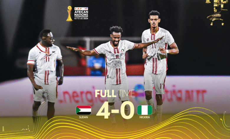 رباعية تاريخية لصقور الجديان تسقط النسور النيجيرية