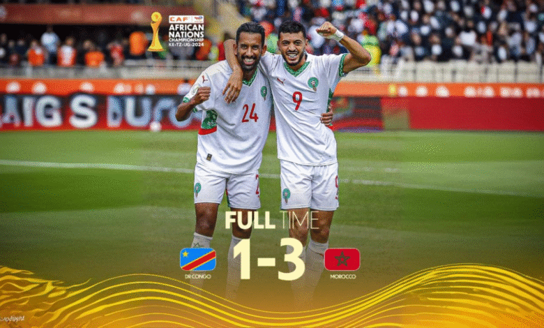 المغرب تُقصي الكونغو وتتأهل رفقة كينيا