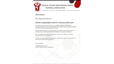 سيكافا يهنئ السودان بنصف نهائي الشان