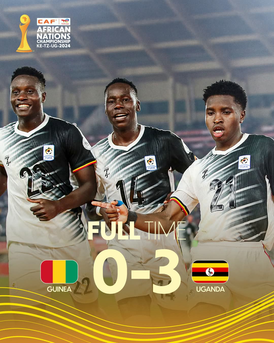 أوغندا تضرب غينيا بثلاثية وموريتانيا في لقاء الفرصة الأخيرة