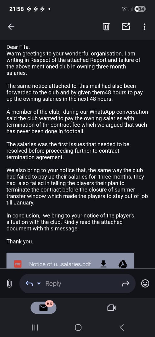 بالمستندات .. وكيل محترفي المريخ يخطر فيفا ويمهل النادي 48 ساعة 4 بالمستندات .. وكيل محترفي المريخ يخطر فيفا ويمهل النادي 48 ساعة