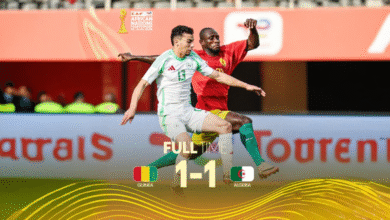 تعادل متأخر ينقذ الجزائر من فخ غينيا