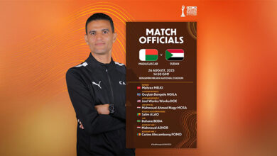 طاقم تحكيم تونسي لمباراة السودان ومدغشقر
