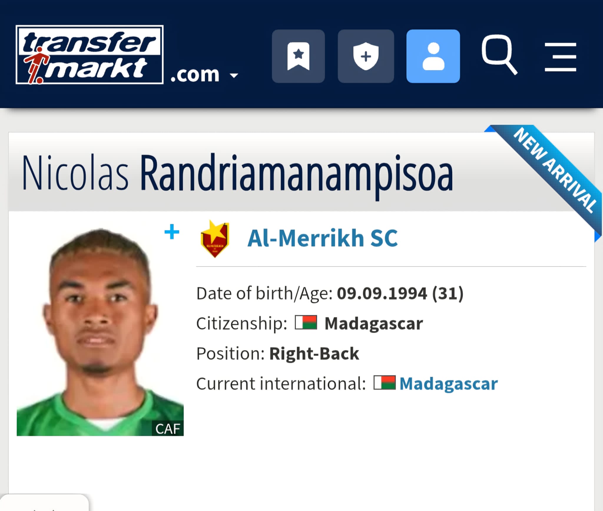 الصّفوة يبدد المخاوف بشأن نجم الارتكاز المدغشقري 2 الصّفوة يبدد المخاوف بشأن نجم الارتكاز المدغشقري