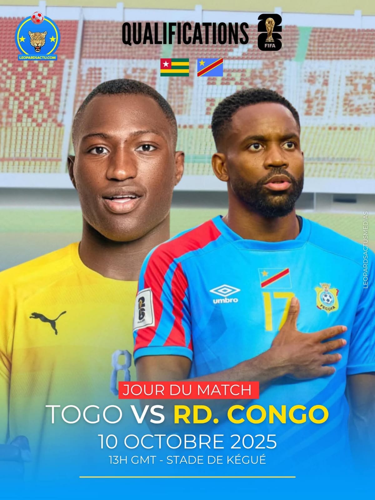 السنغال لحسم التأهل والكونغو تتمسك بالأمل في المونديال 2026 السنغال لحسم التأهل والكونغو تتمسك بالأمل في المونديال 2026