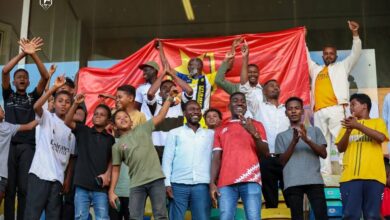 الأحمر وضع اللمسات الختامية وأهازيج مريخية