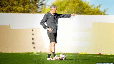 داركونفيتش ينفذ تدريبات بدنية وتكتيكية