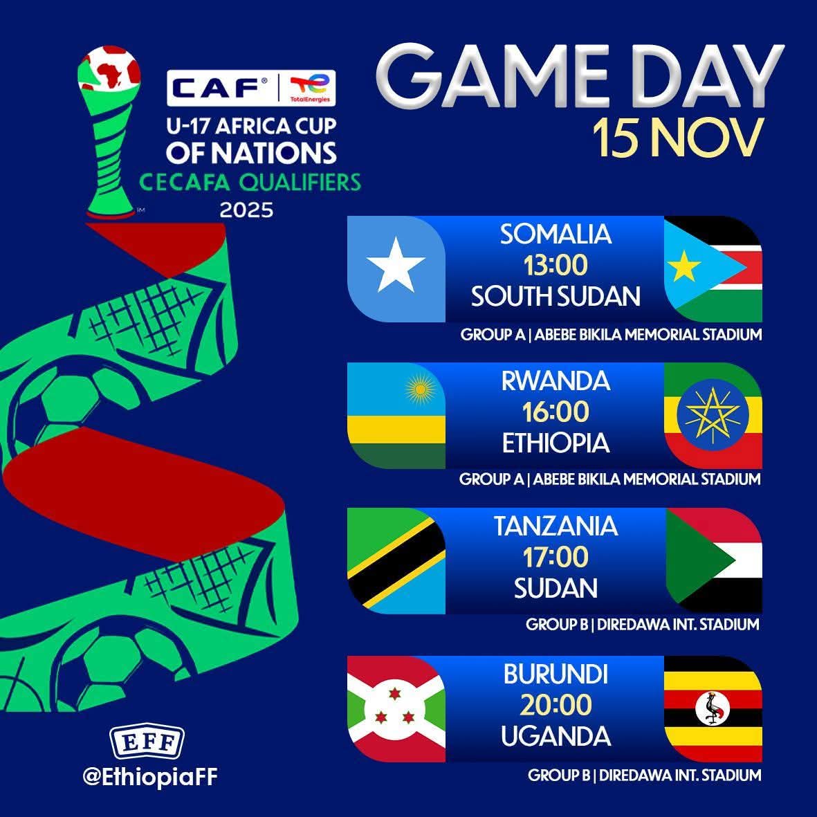 منتخب الناشئين يستهل مشوار سيكافا