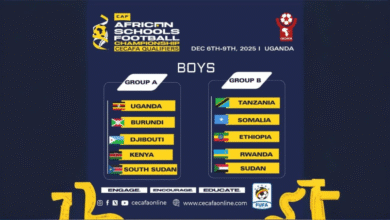 منتخب السودان المدرسي يشارك في زون سيكافا