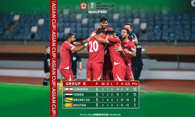 لبنان يعزز صدارته قبل مواجهة صقور الجديان 1 freepik expand 35416