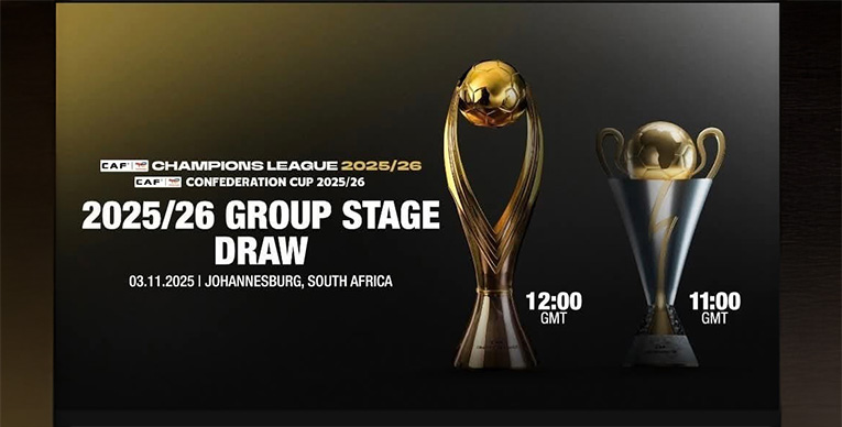 جنوب إفريقيا تستضيف قرعة دوري الأبطال والكونفدرالية اليوم 1 هيدر 3 1 3