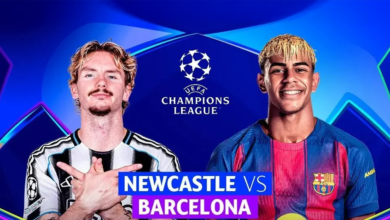 مواجهة نيوكاسل وبرشلونة تتصدر رباعية ثمن نهائي الأبطال